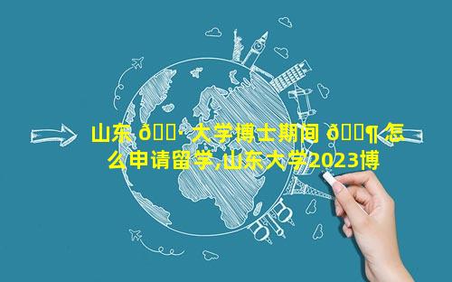 山东 🕷 大学博士期间 🐶 怎么申请留学,山东大学2023博士申请考核